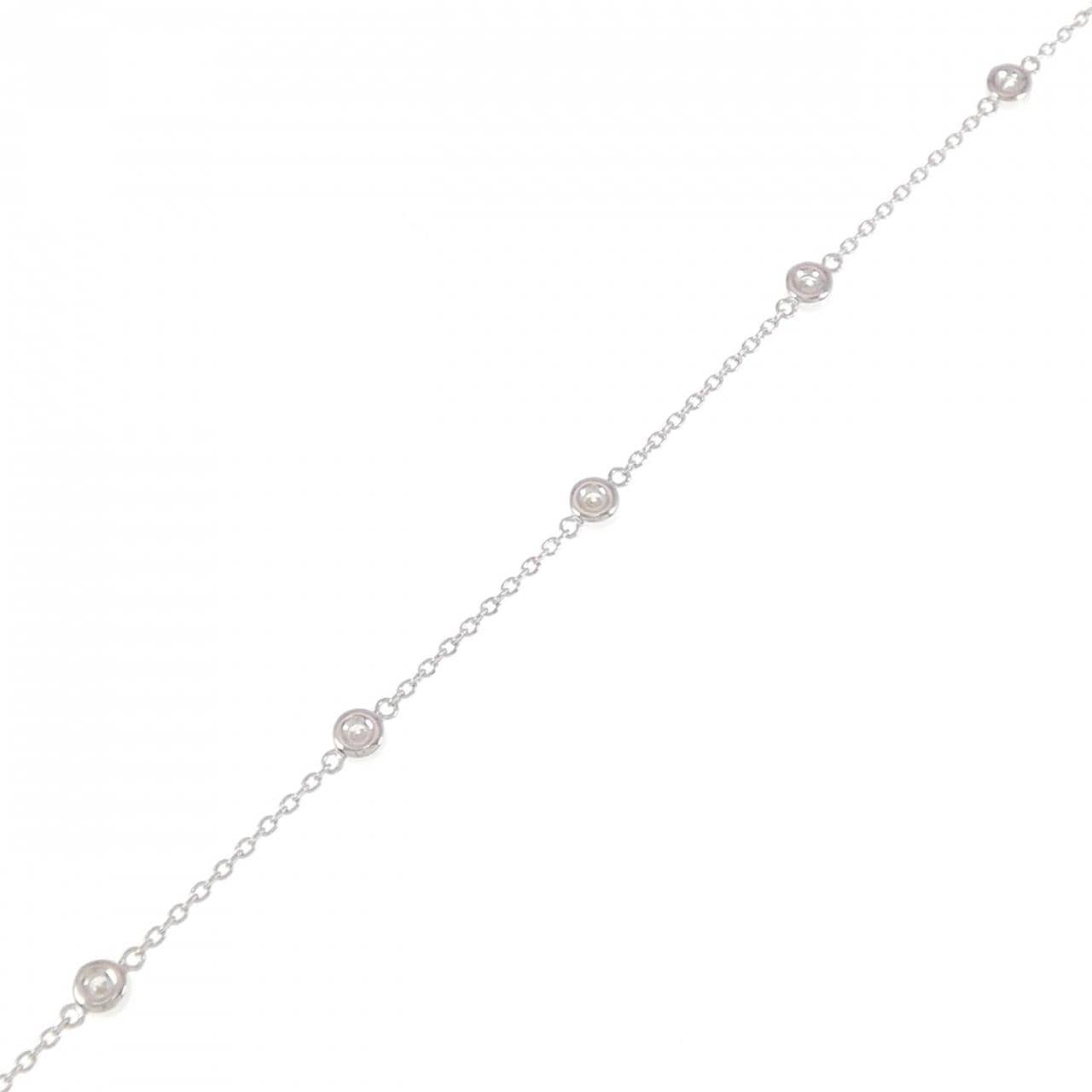 K18WG ダイヤモンド ブレスレット 0.30CT