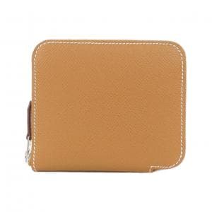 HERMES EN LIBERTE 絲綢短款084266CK 皮夾