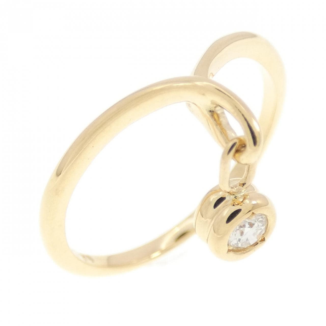 K18YG ダイヤモンド リング 0.05CT