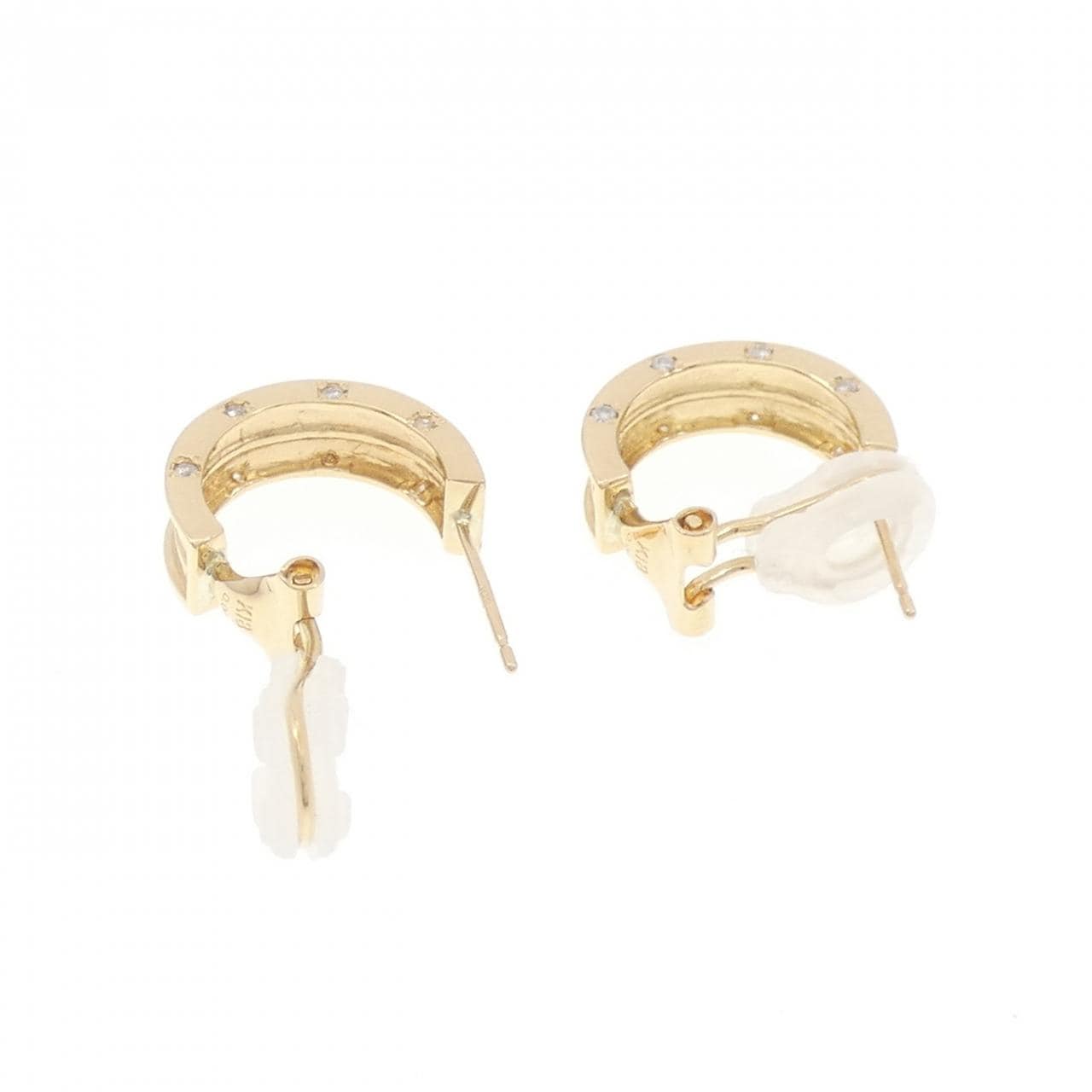 K18YG ダイヤモンド ピアス 0.08CT