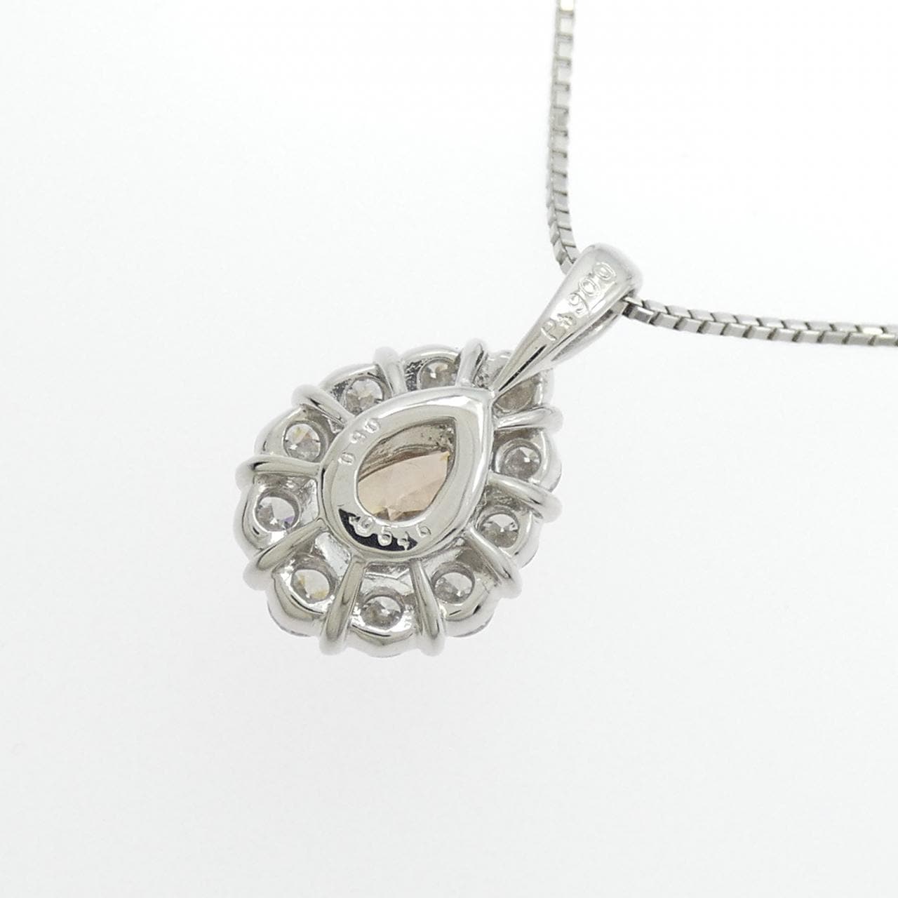PT900/PT850 ダイヤモンド ネックレス 0.546CT