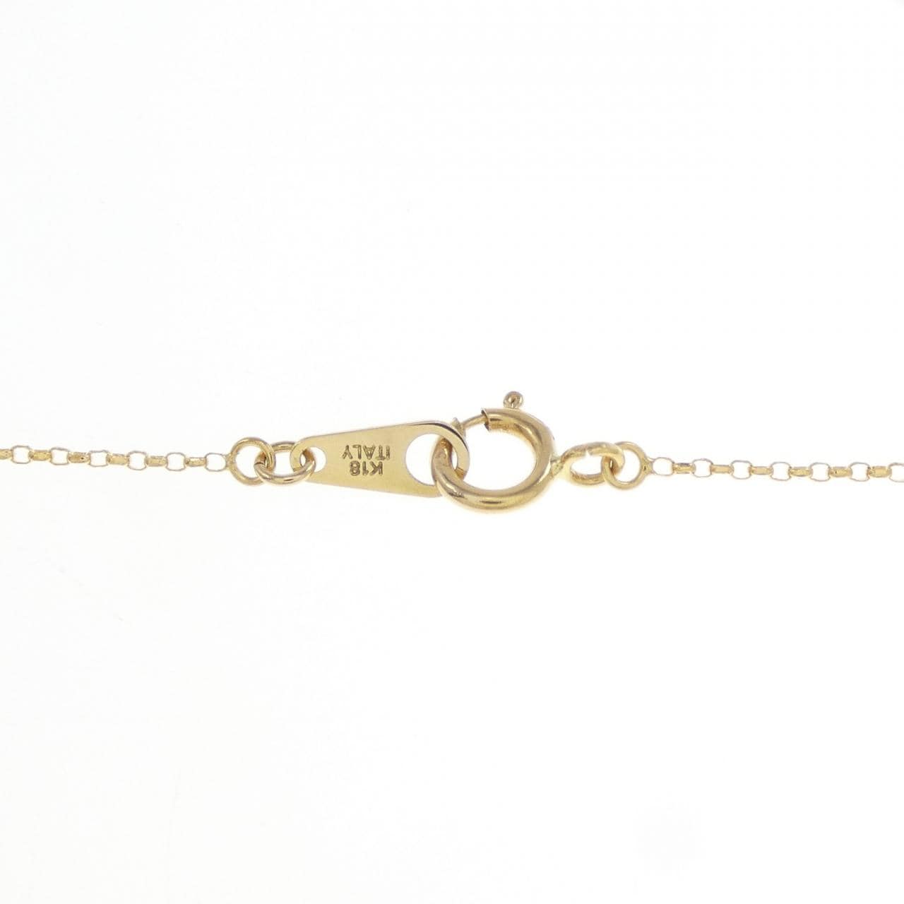 K18YG ダイヤモンド ネックレス 0.12CT