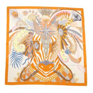 エルメス HERMES CHEVAL MASQUE H244305S カレジェアン140 ショール