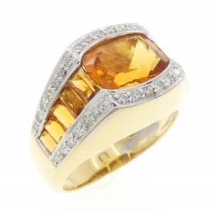 ポンテヴェキオ シトリン リング 2.89CT