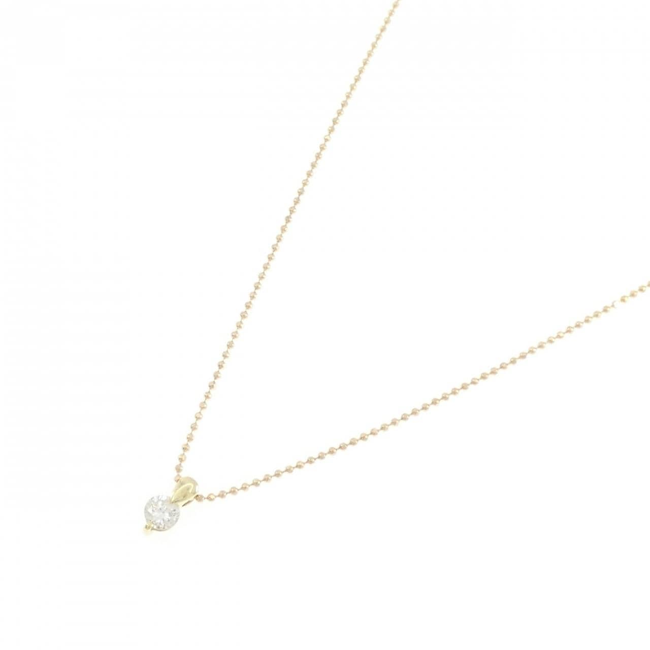 K18YG ダイヤモンド ネックレス 0.20CT