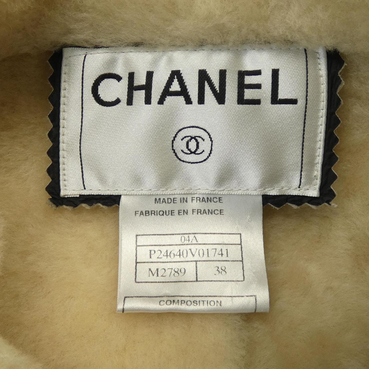 [vintage] CHANEL羊毛皮夾克