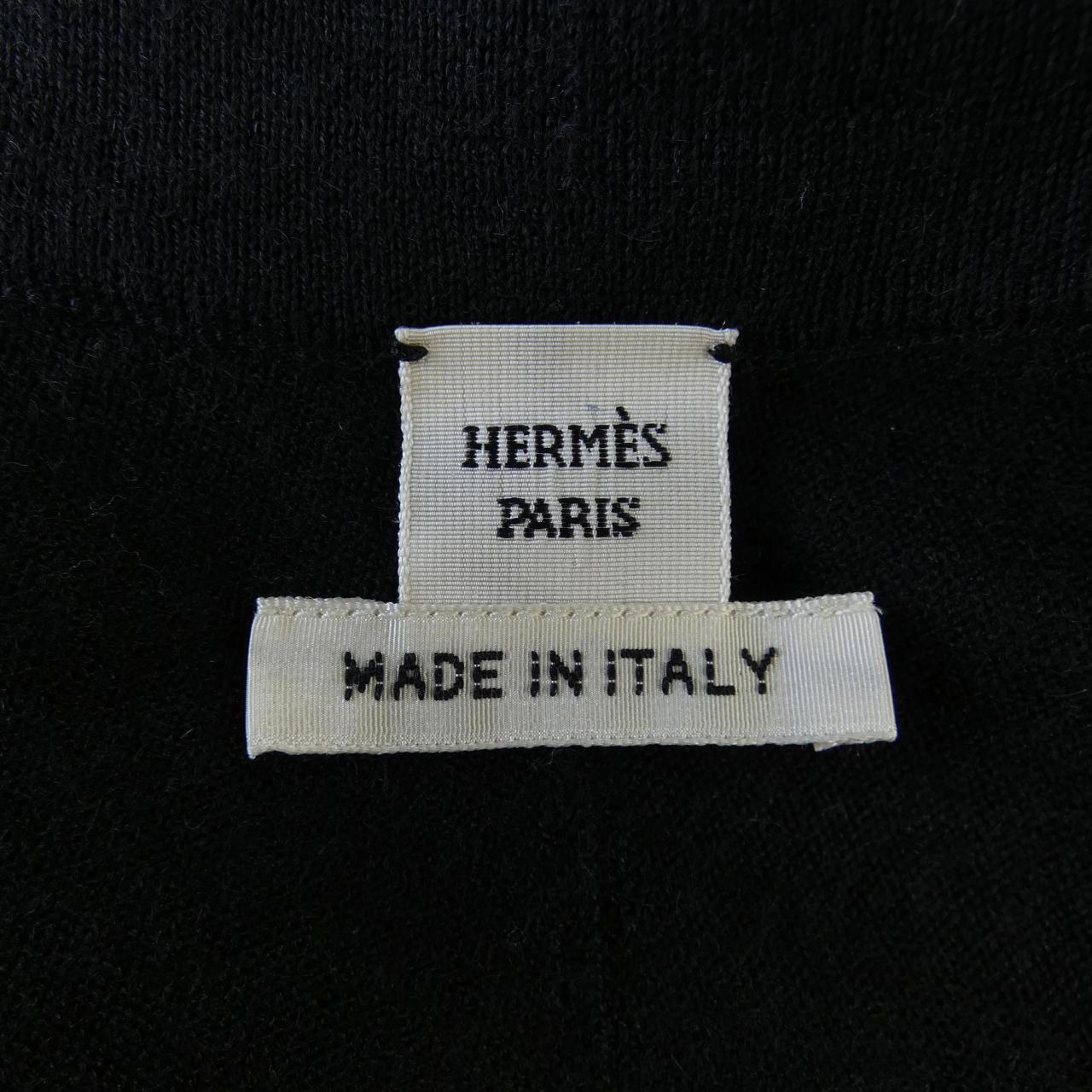 エルメス HERMES EX-LIBRIS 3E2804D7 ツイルレーヌ ロングカーディガン