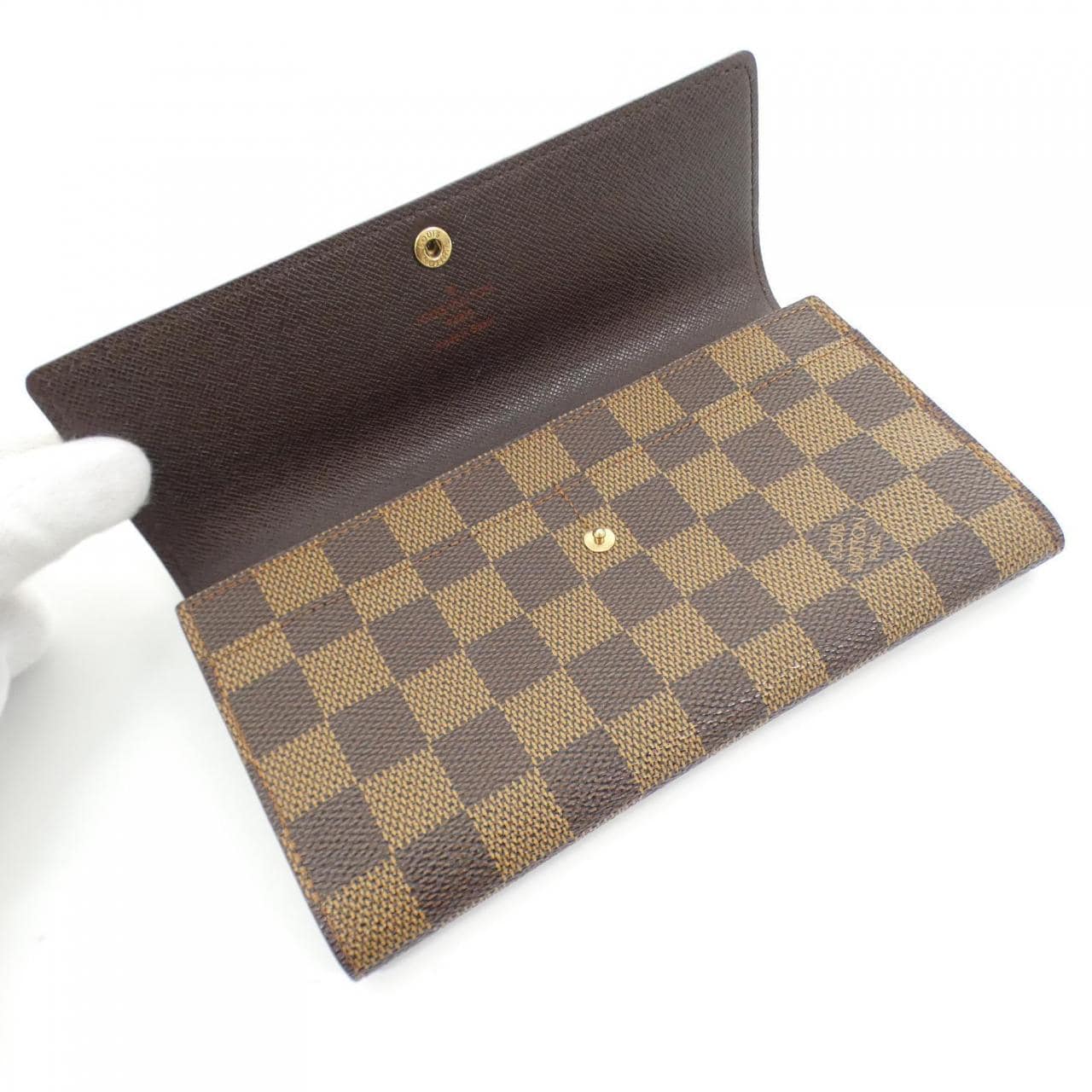 LOUIS VUITTON Damier Porte Monnaie Carte Credit N61725 Wallet