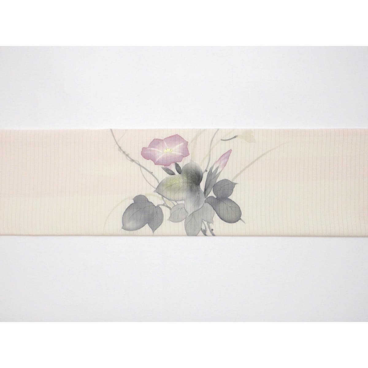 【未使用品】夏名古屋帯　絽塩瀬染帯　友禅金彩加工