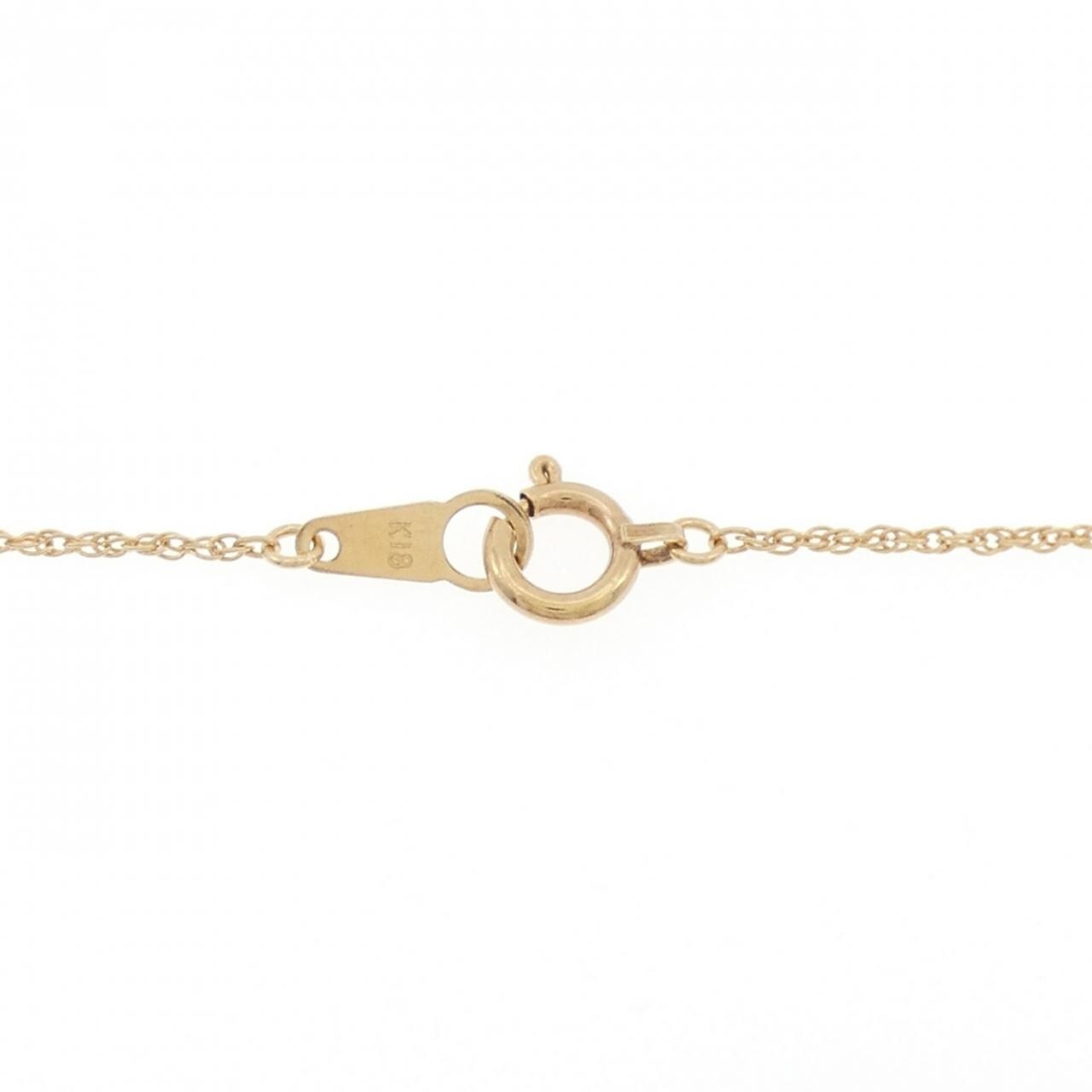 K18YG ダイヤモンド ネックレス 0.10CT