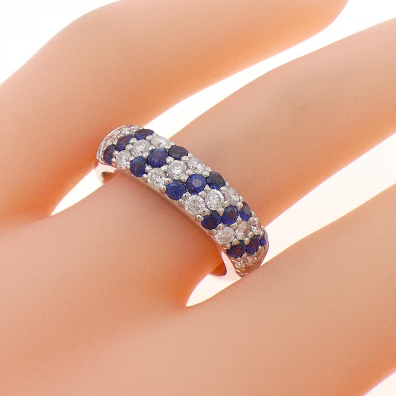 PT900 サファイヤ リング 0.64CT