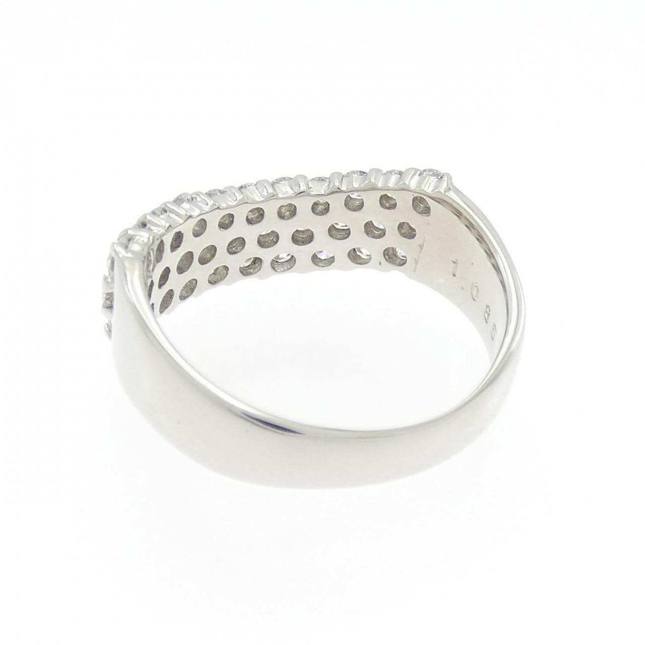 PT900 パヴェ ダイヤモンド リング 1.085CT