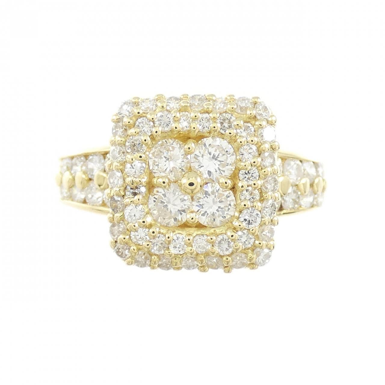 K18YG ダイヤモンド リング 1.14CT