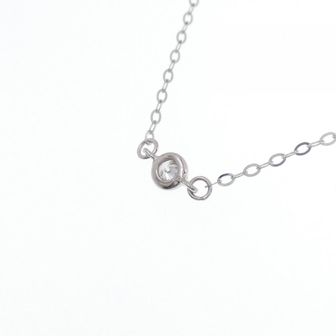 K18WG ダイヤモンド ネックレス 0.30CT