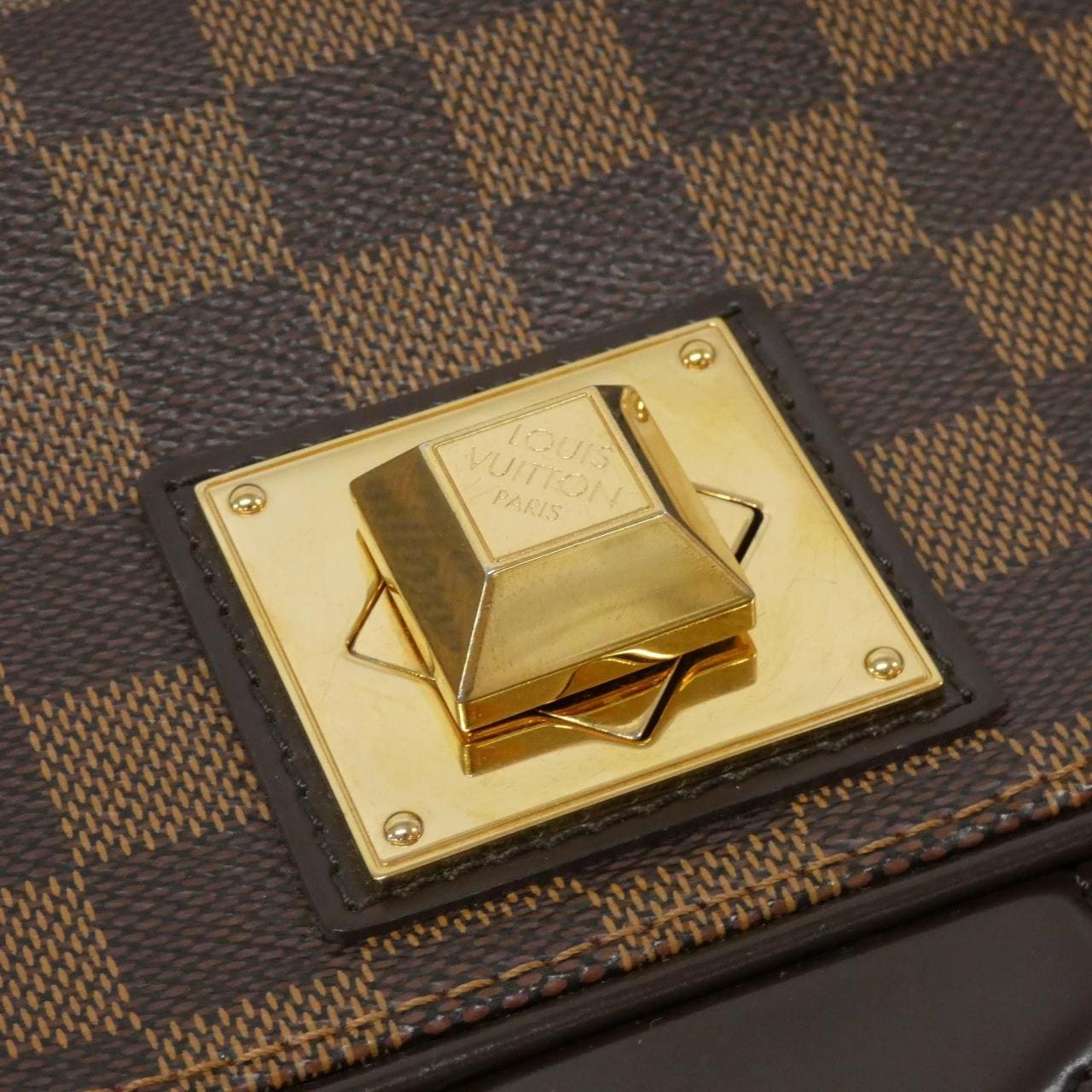 LOUIS VUITTON Damier Bergamo MM N41168 Bag