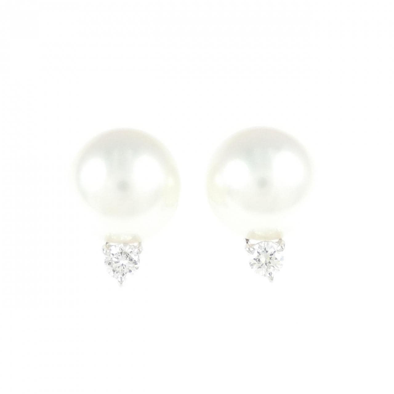 PT/PT900 白蝶パール ピアス 10.2mm