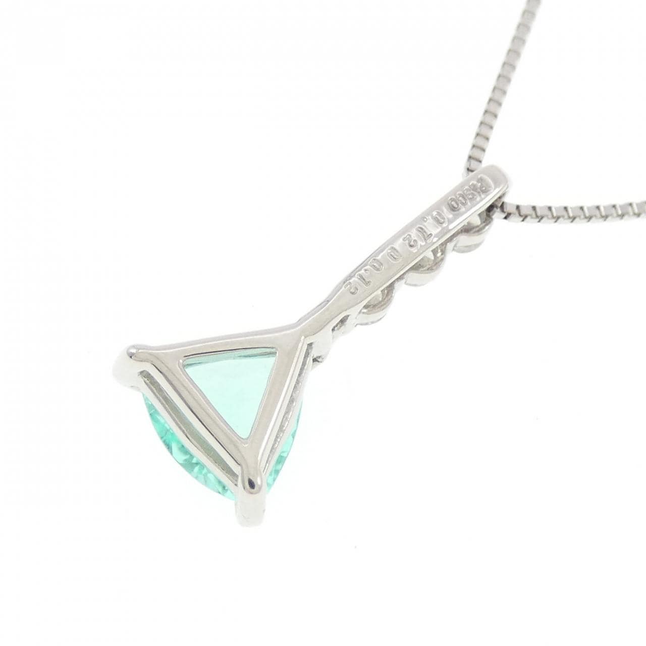 PT900/PT850 帕拉伊巴碧碧玺项链 0.72克拉