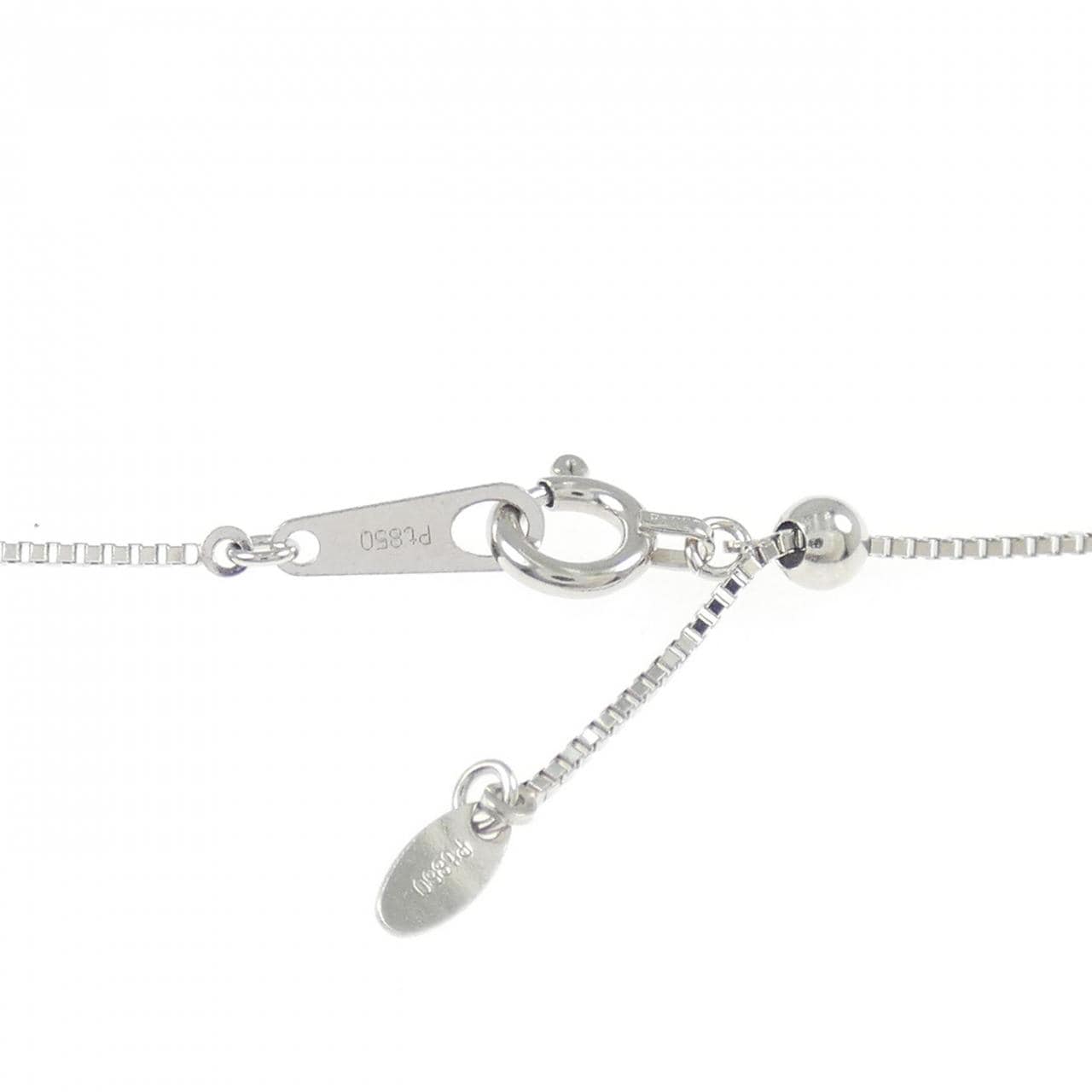 PT900/PT850 エメラルド ネックレス 0.93CT