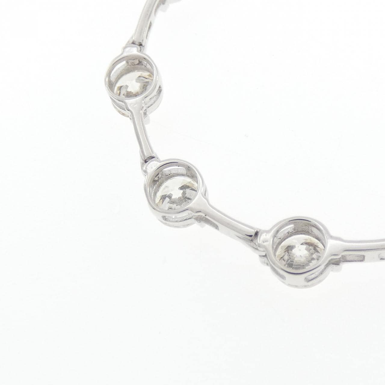 K18WG ダイヤモンド ネックレス 5.00CT