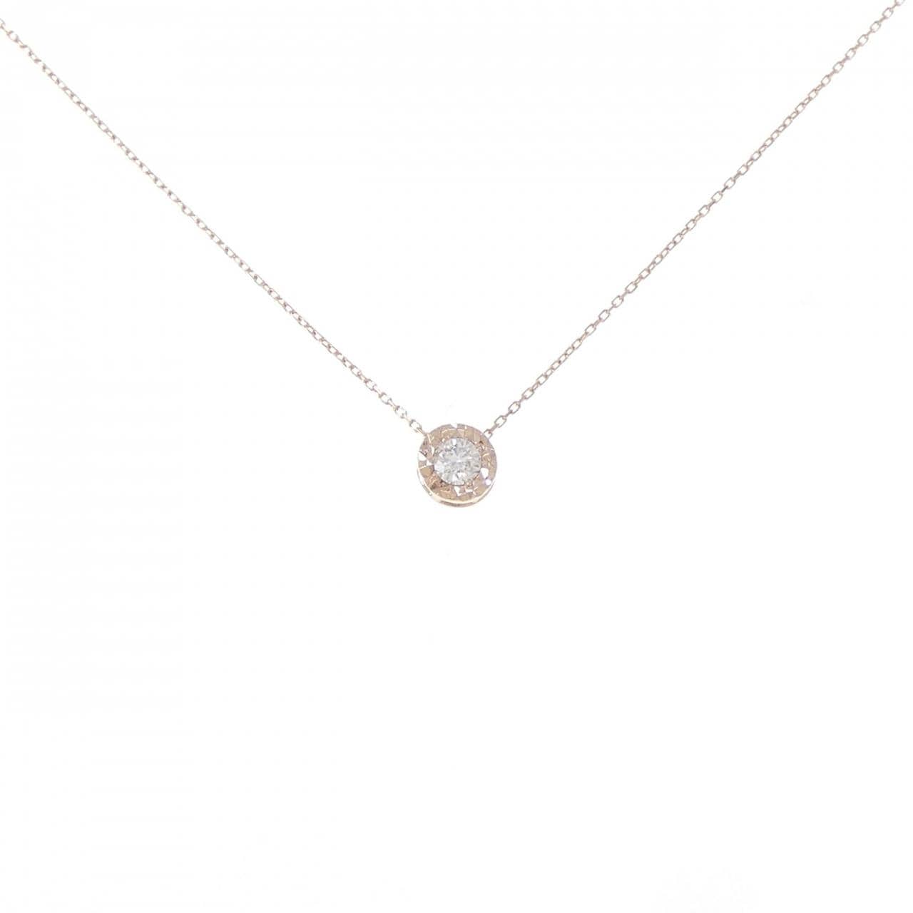 K10PG ダイヤモンド ネックレス 0.08CT