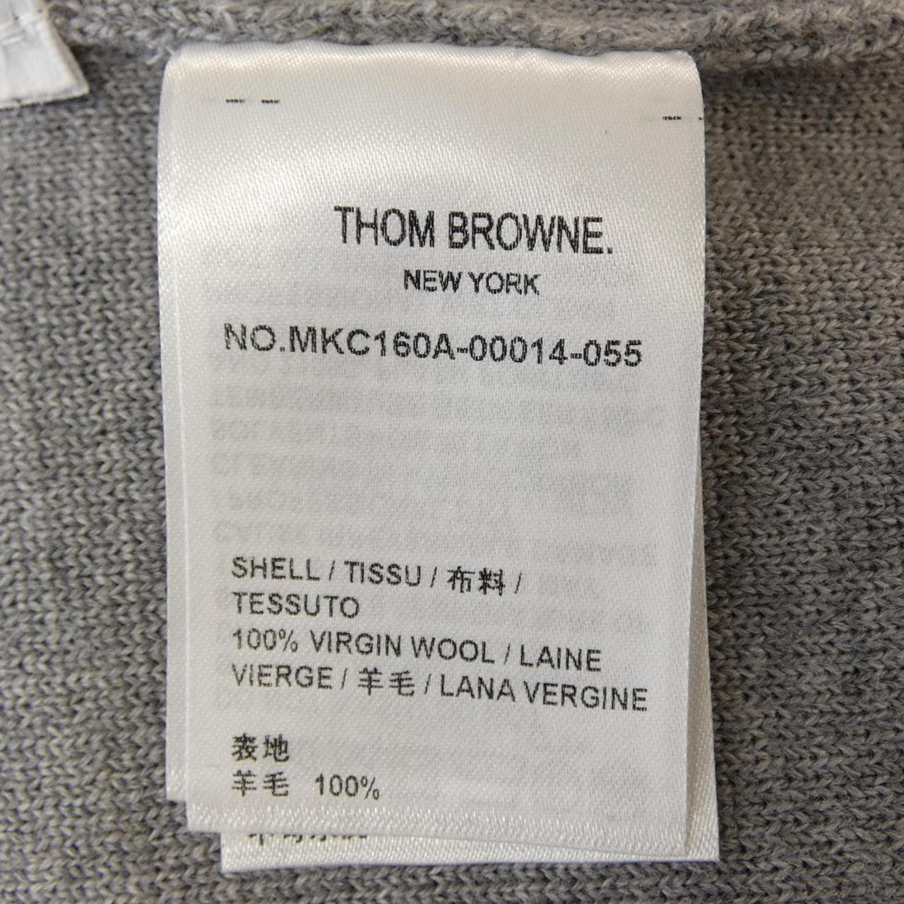 トムブラウン THOM BROWNE MKC160A カーディガン