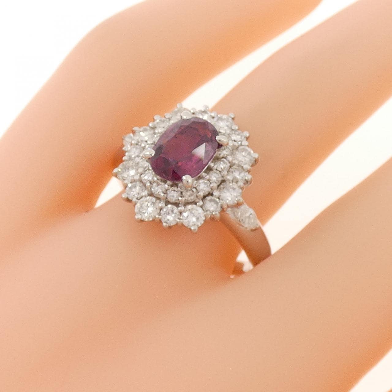 PT850 ルビー リング 1.38CT