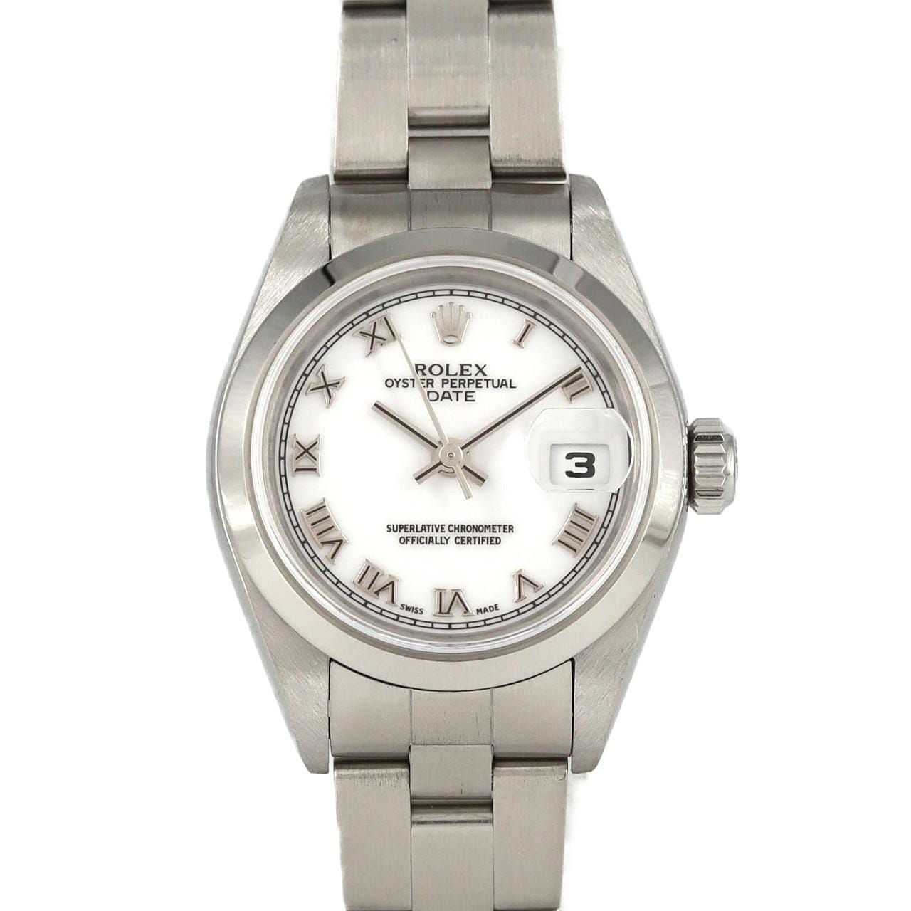 ロレックス オイスターパーペチュアルデイト 79160 SS 自動巻 F番