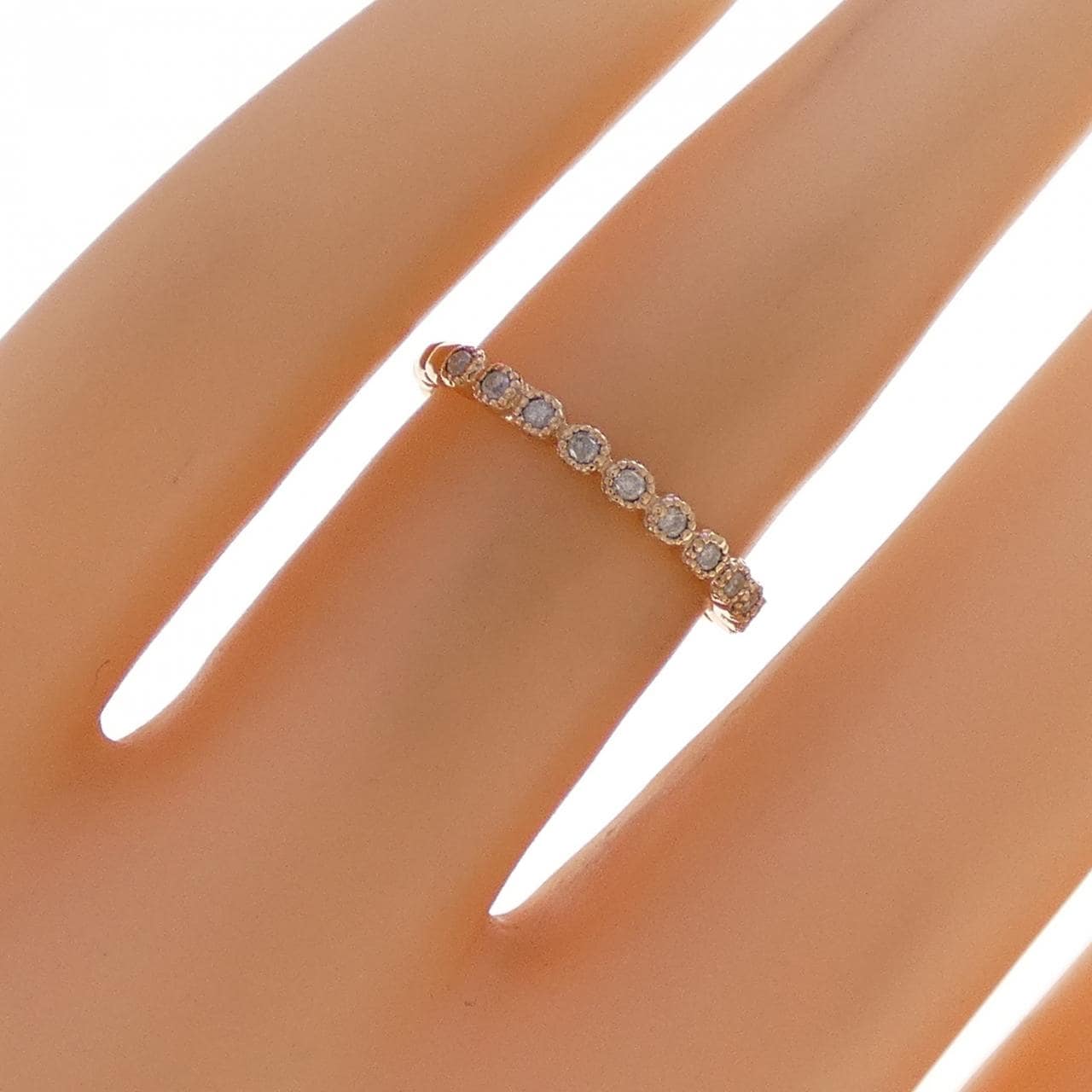 アガット ダイヤモンド リング 0.09CT