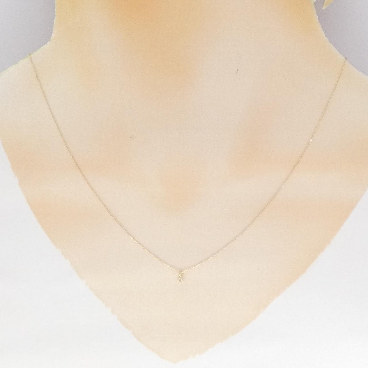 K18YG ダイヤモンド ネックレス 0.02CT