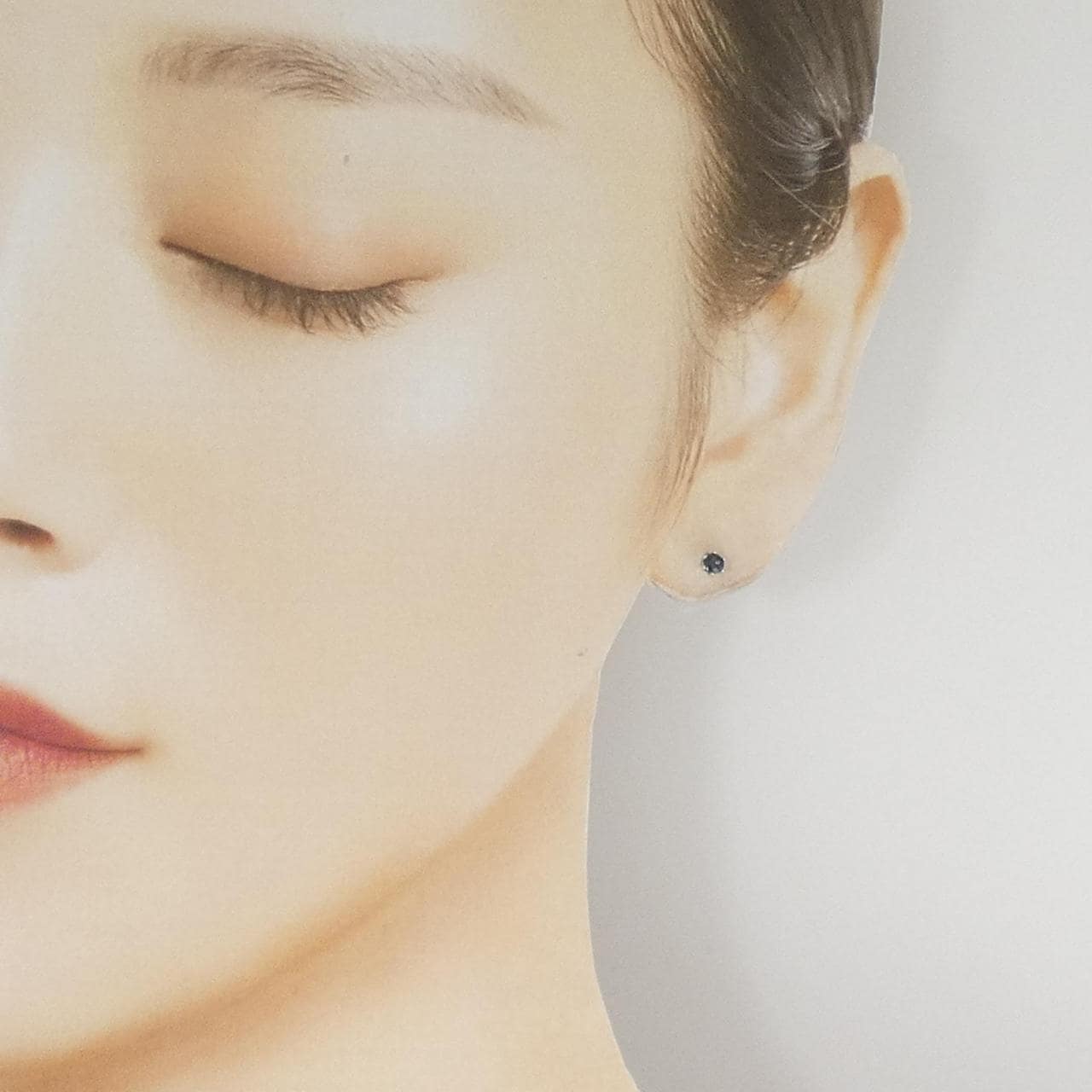 PT900 サファイヤ ピアス 0.30CT