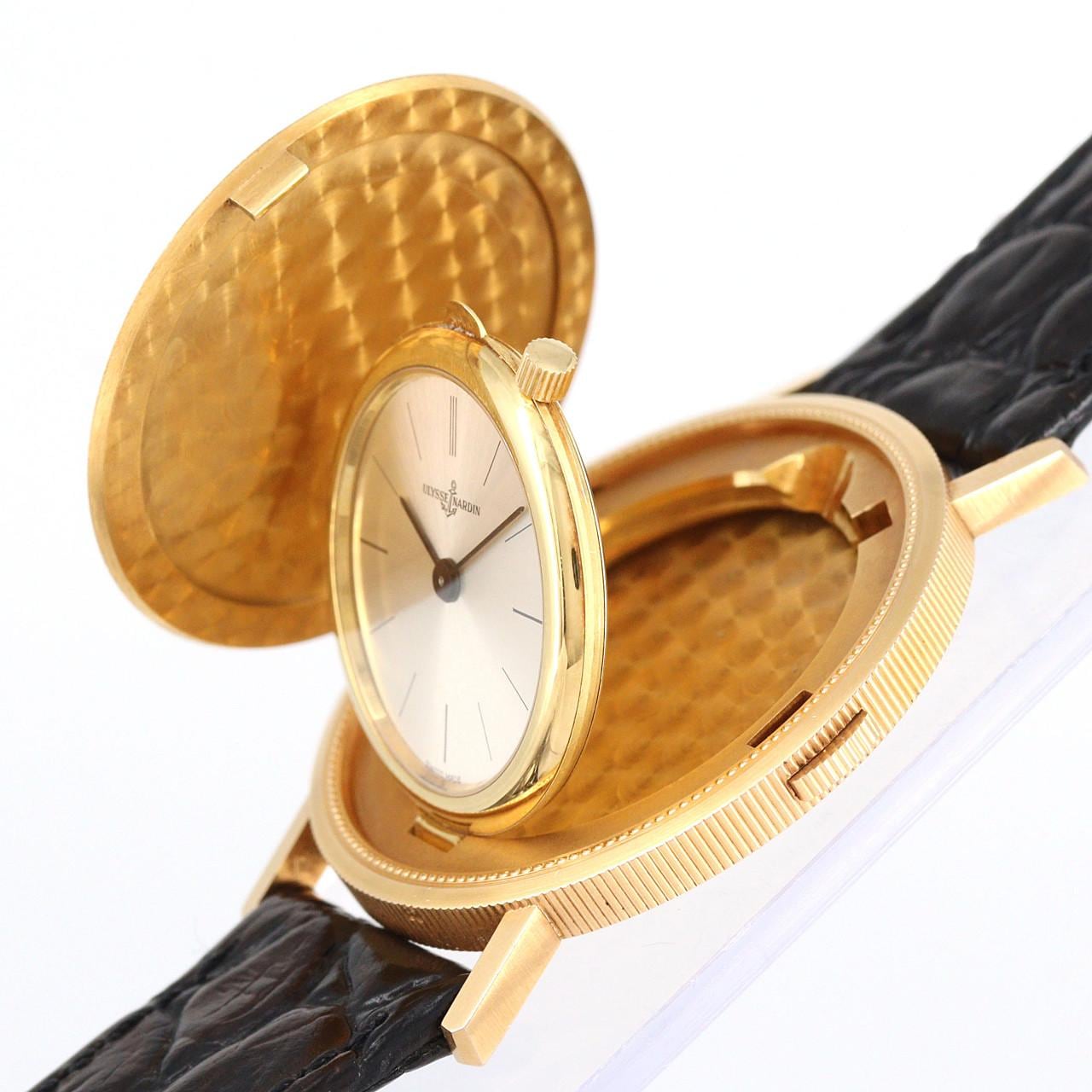 ユリス･ナルダン コインウォッチ･20$ YG YG 手巻