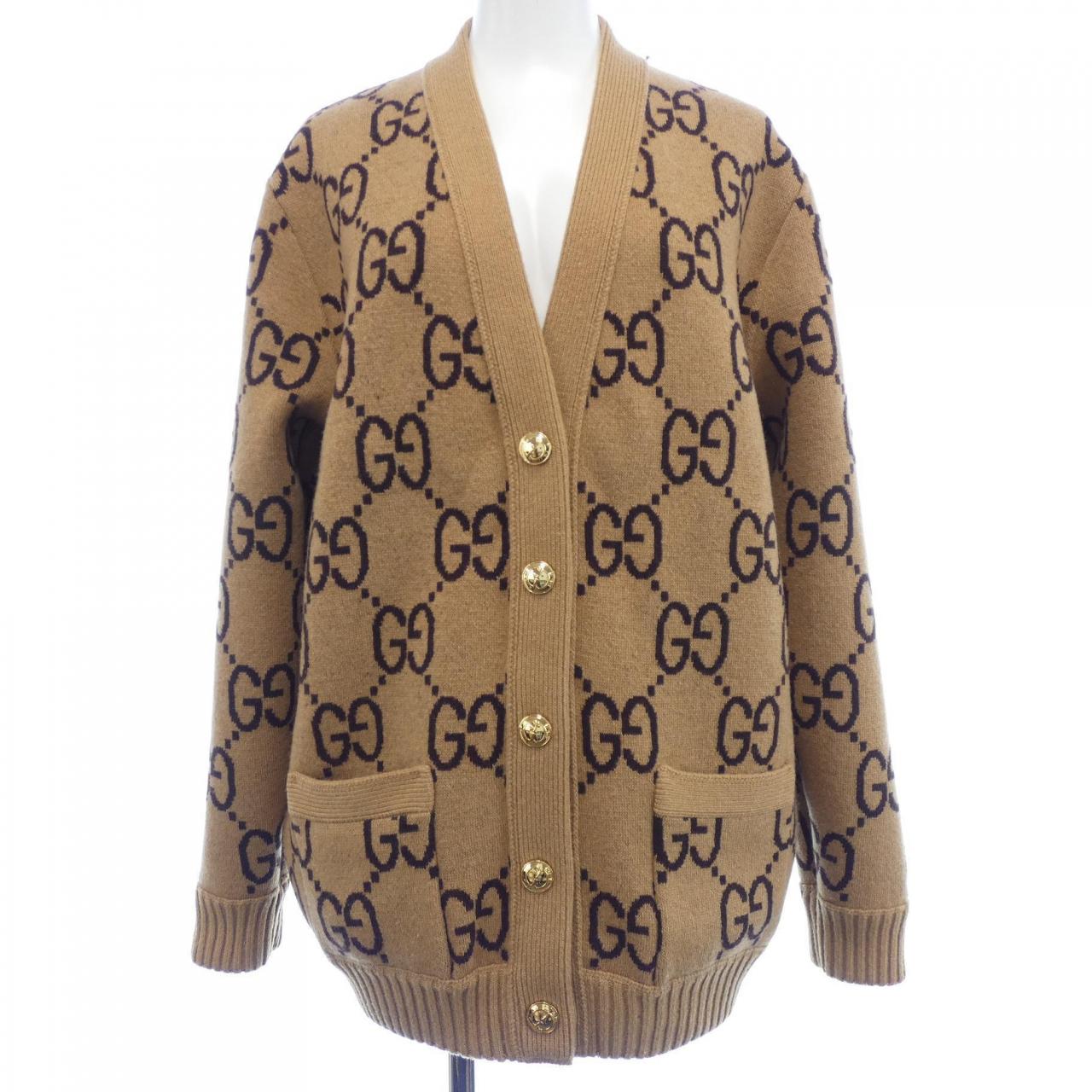 グッチ GUCCI リーバーシブル ウールニットカーディガン 699872 XKCFX カーディガン