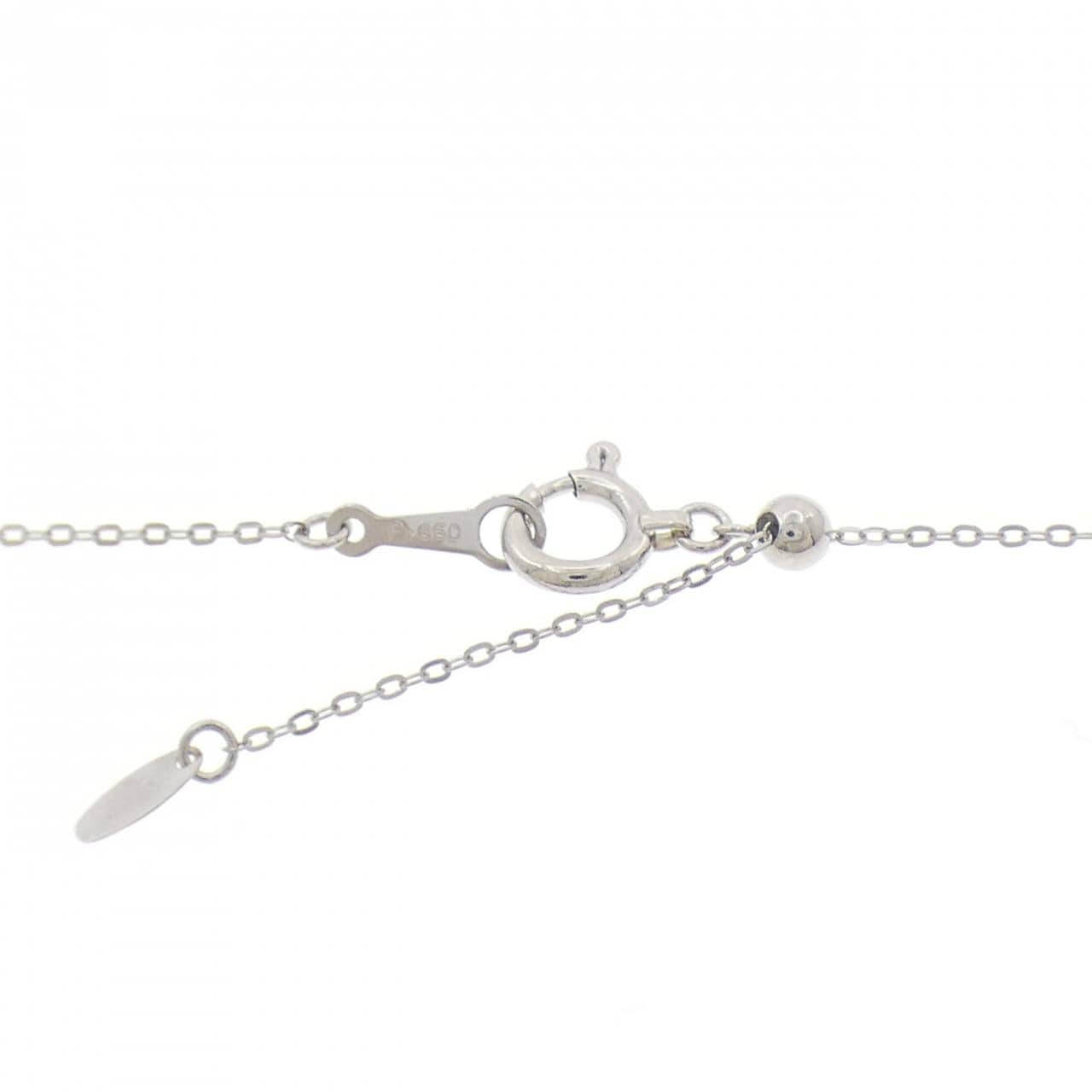 PT950 ダイヤモンド ネックレス 0.22CT