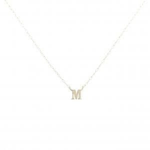 K10YG イニシャルM ネックレス
