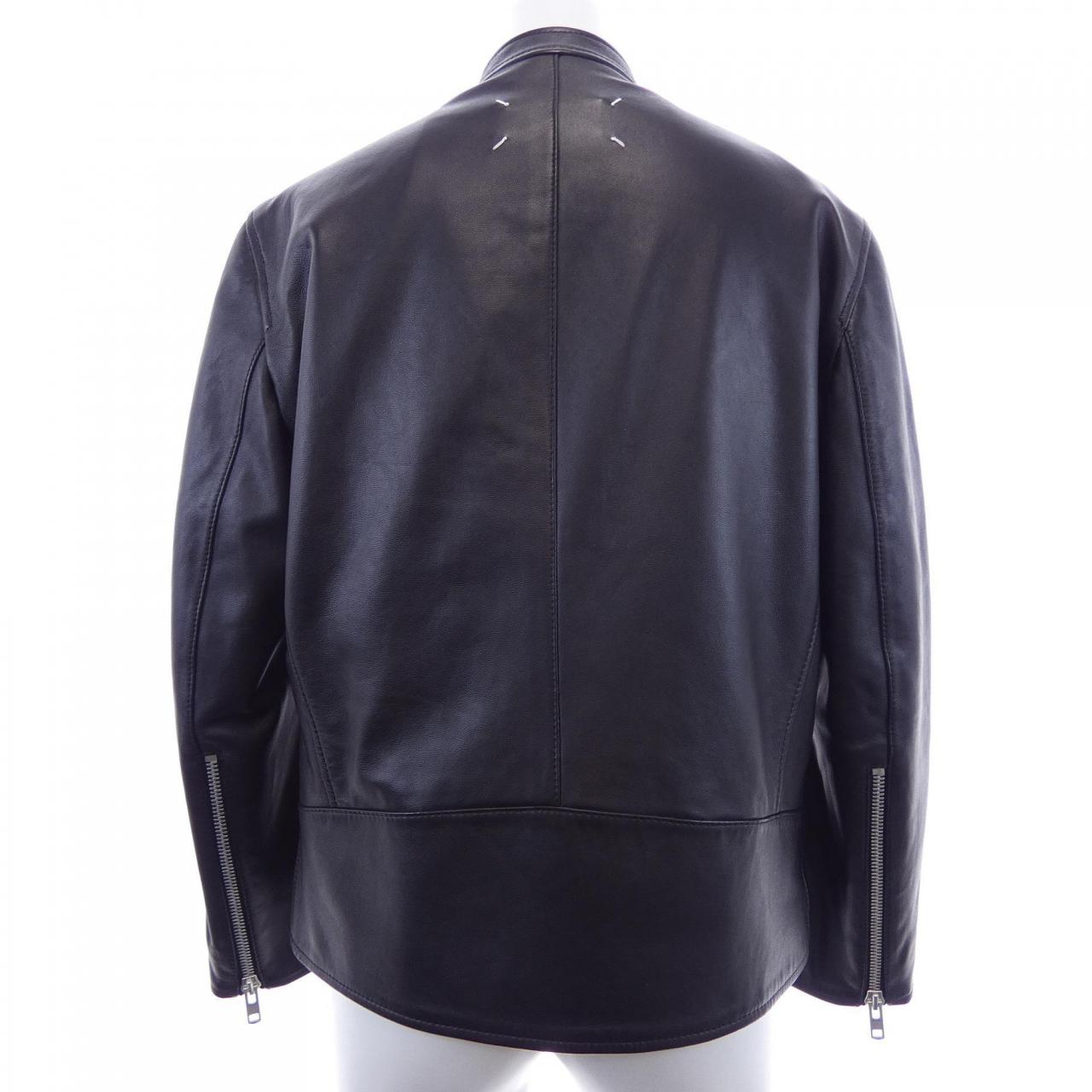 メゾンマルジェラ Maison Margiela ハの字 S50AM0489 レザーライダースジャケット