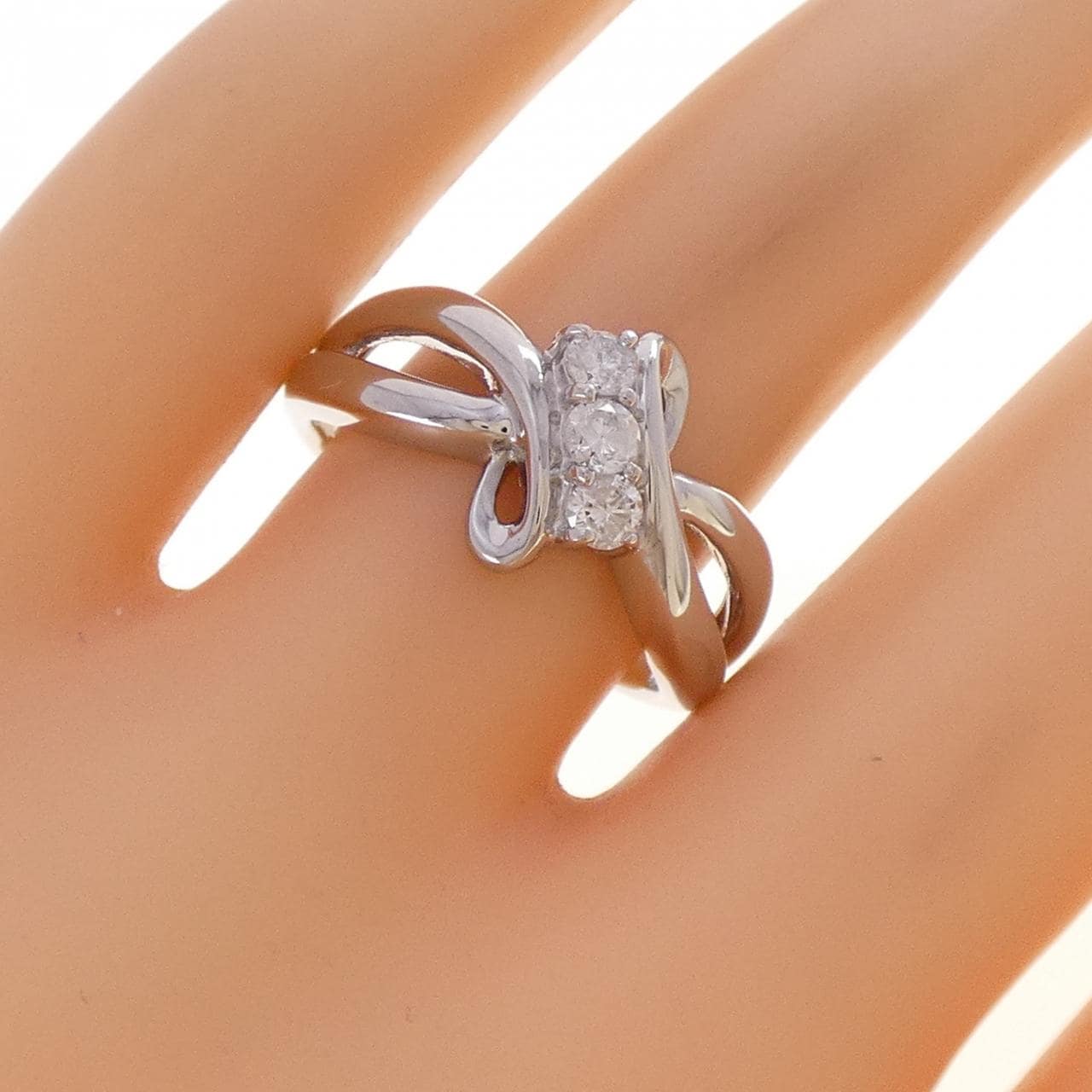 PT900 ダイヤモンド リング 0.23CT