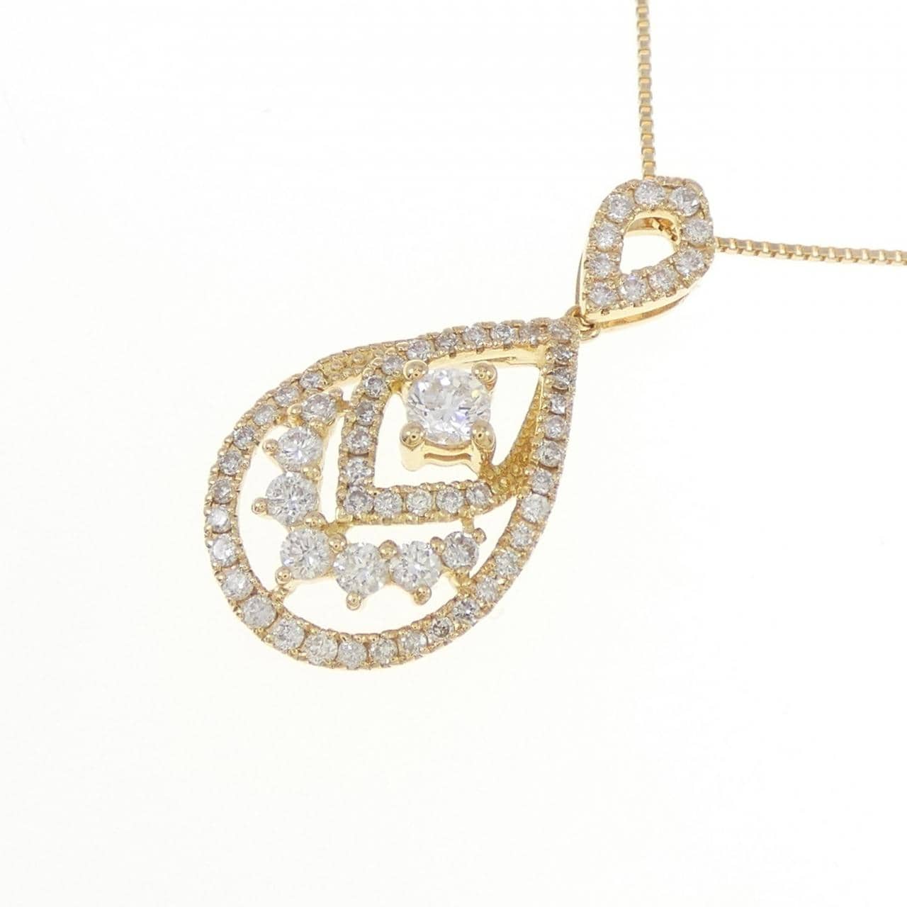 K18YG ダイヤモンド ネックレス 0.50CT
