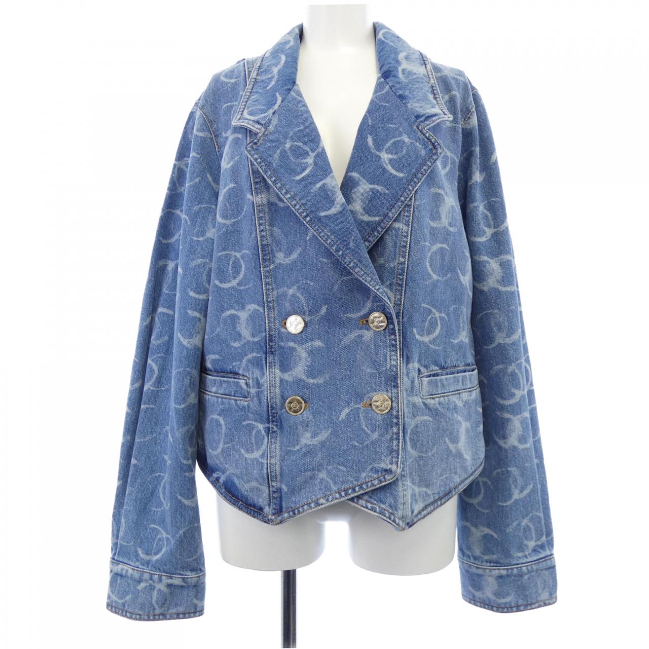 シャネル CHANEL LOOK34 P75545V67154 デニムジャケット