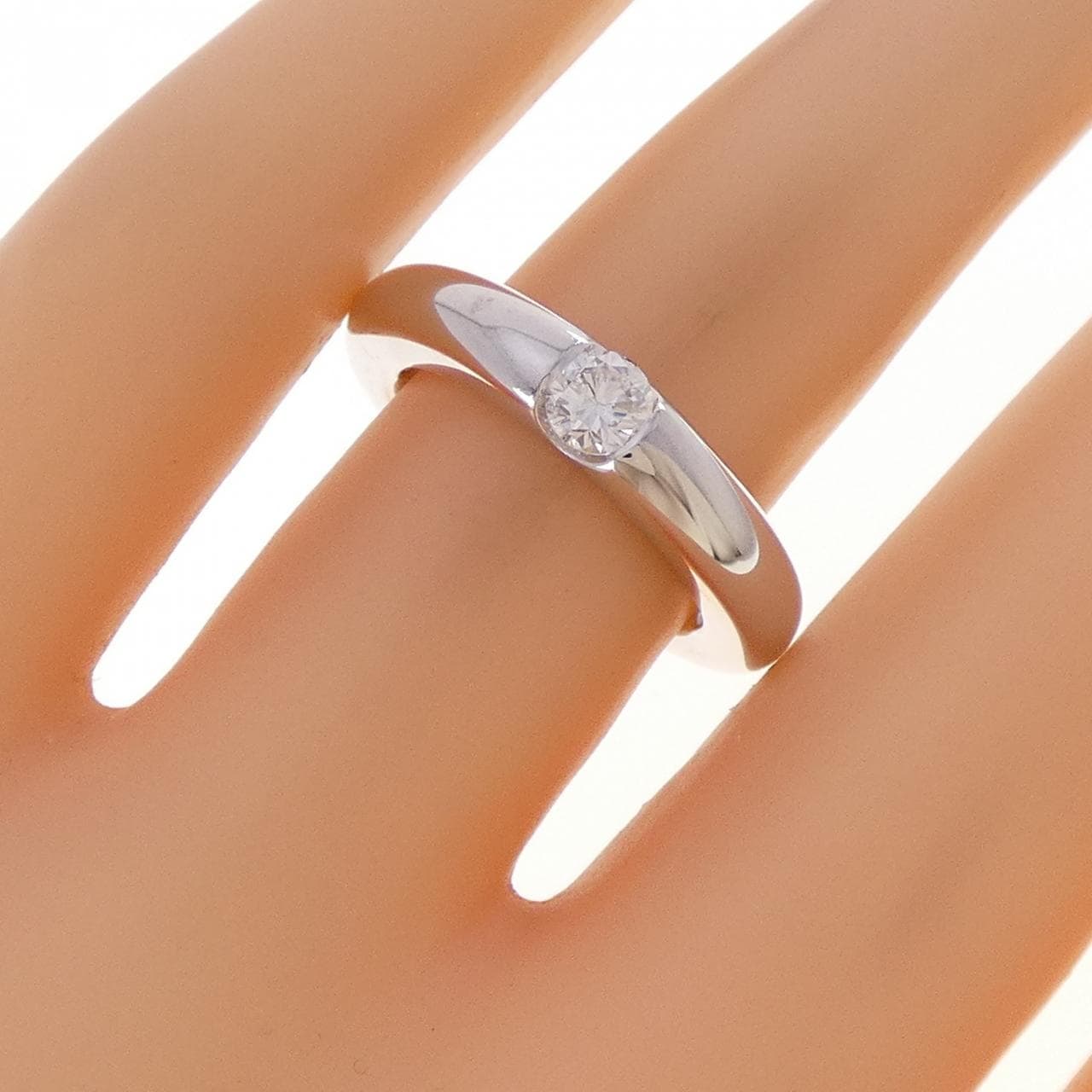 カルティエ エリプス リング 0.25CT