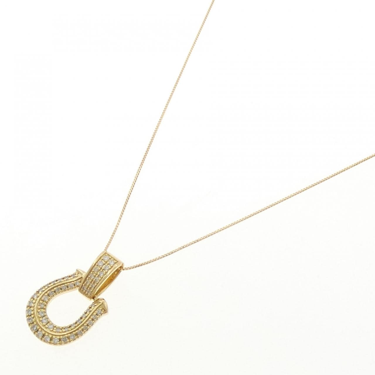 K18YG ダイヤモンド ネックレス 0.30CT