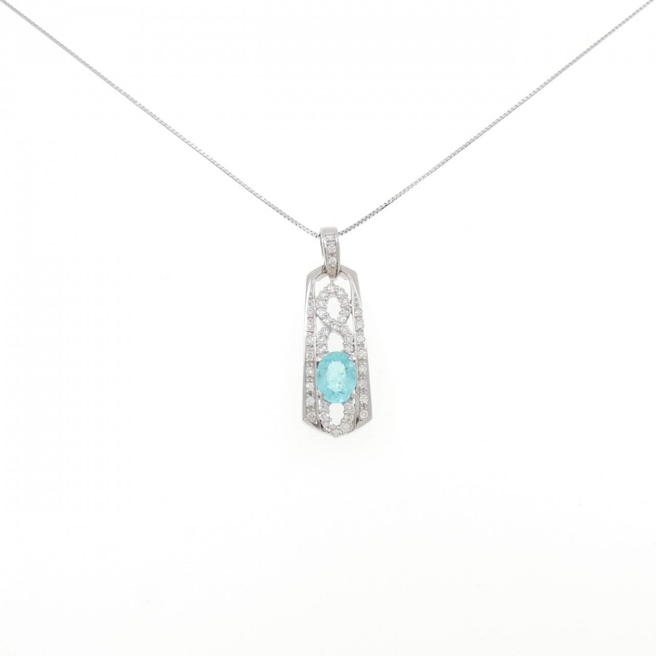 PT900/PT850 パライバトルマリン ネックレス 1.020CT