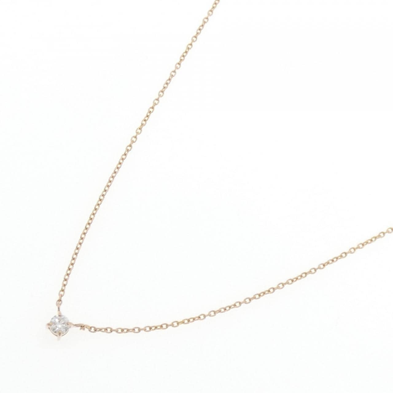 エテ ダイヤモンド ネックレス 0.10CT