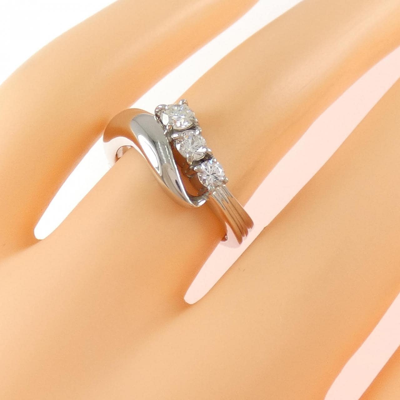 PT900 ダイヤモンド リング 0.45CT