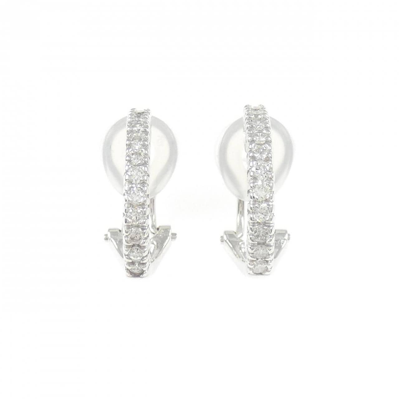 K18WG ダイヤモンド ピアス/イヤリング 0.40CT