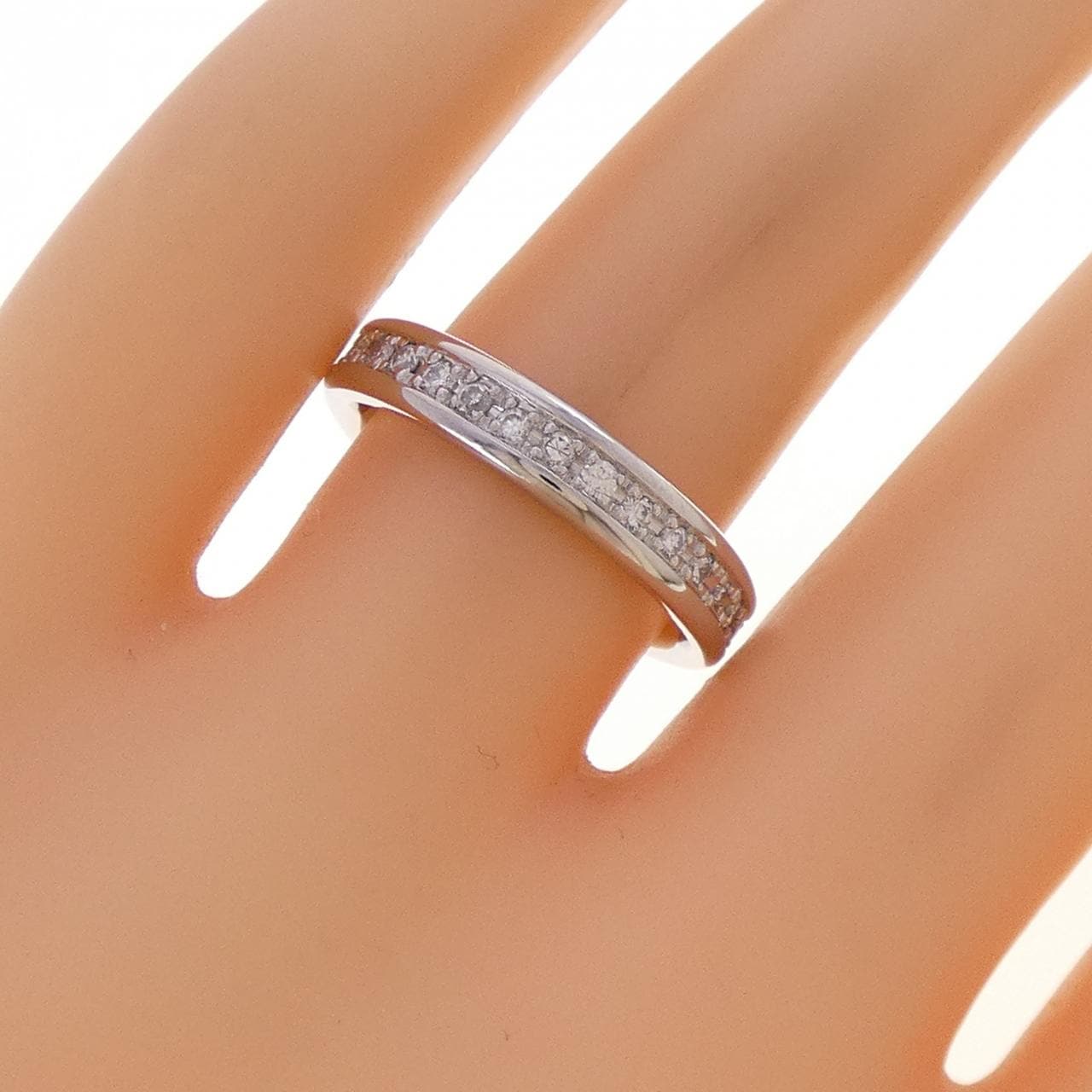 PT900 フルエタニティ ダイヤモンド リング 0.38CT