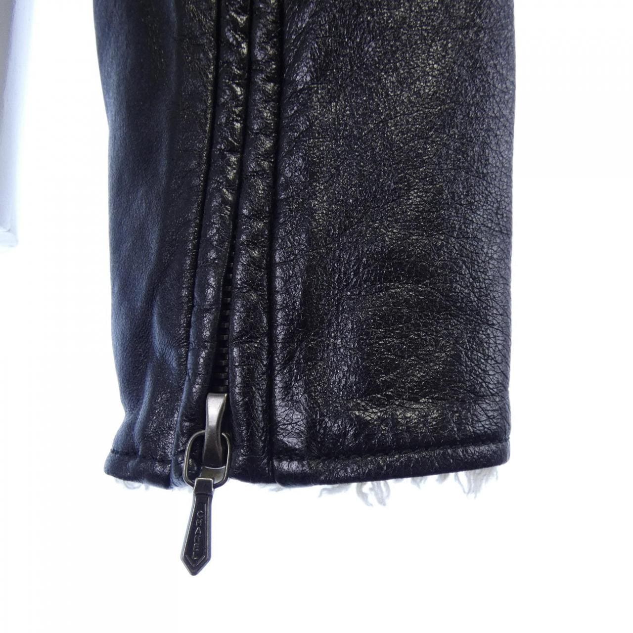 シャネル CHANEL P41842W04963 11A レザーライダースジャケット