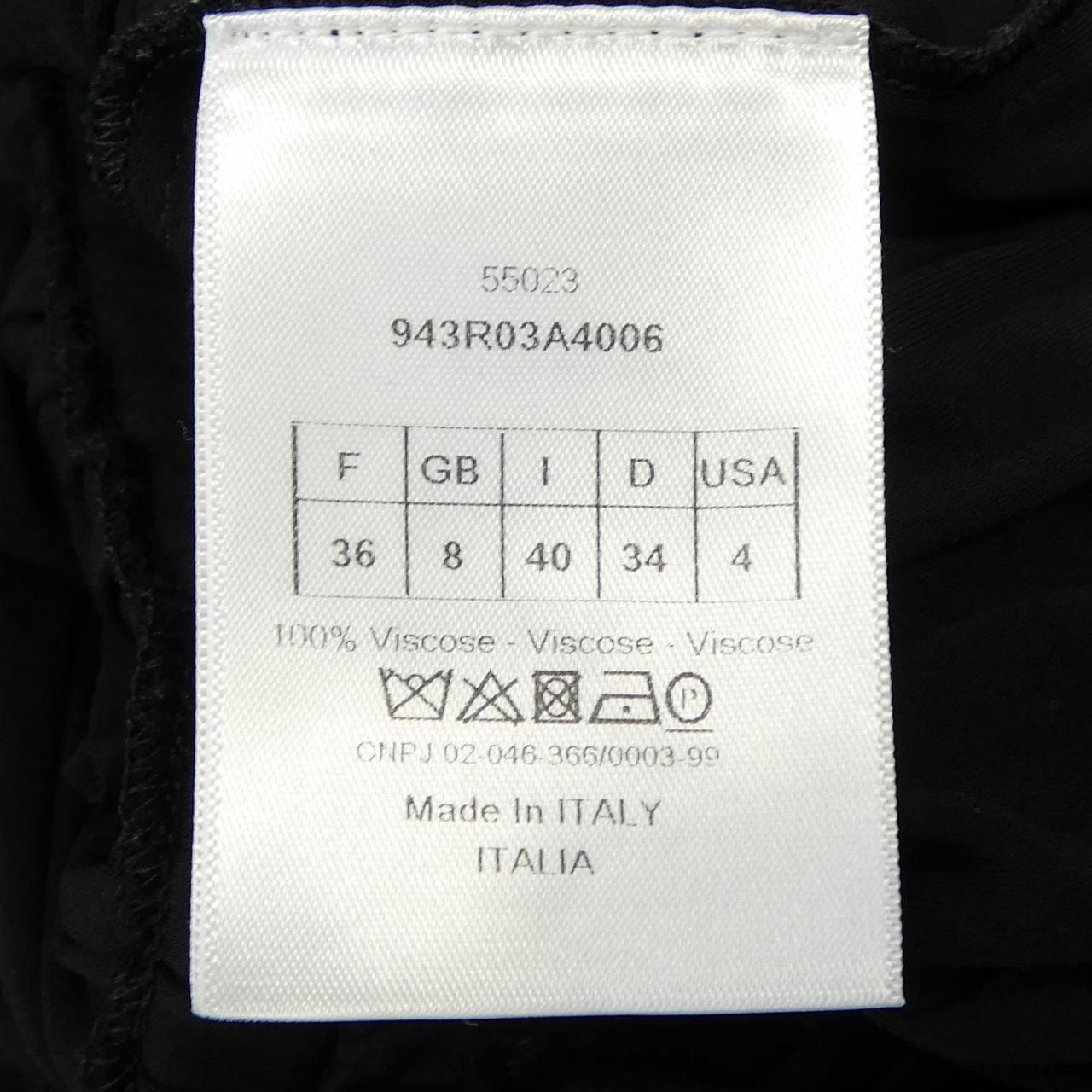 クリスチャンディオール CHRISTIAN DIOR 943R03A4006 ワンピース