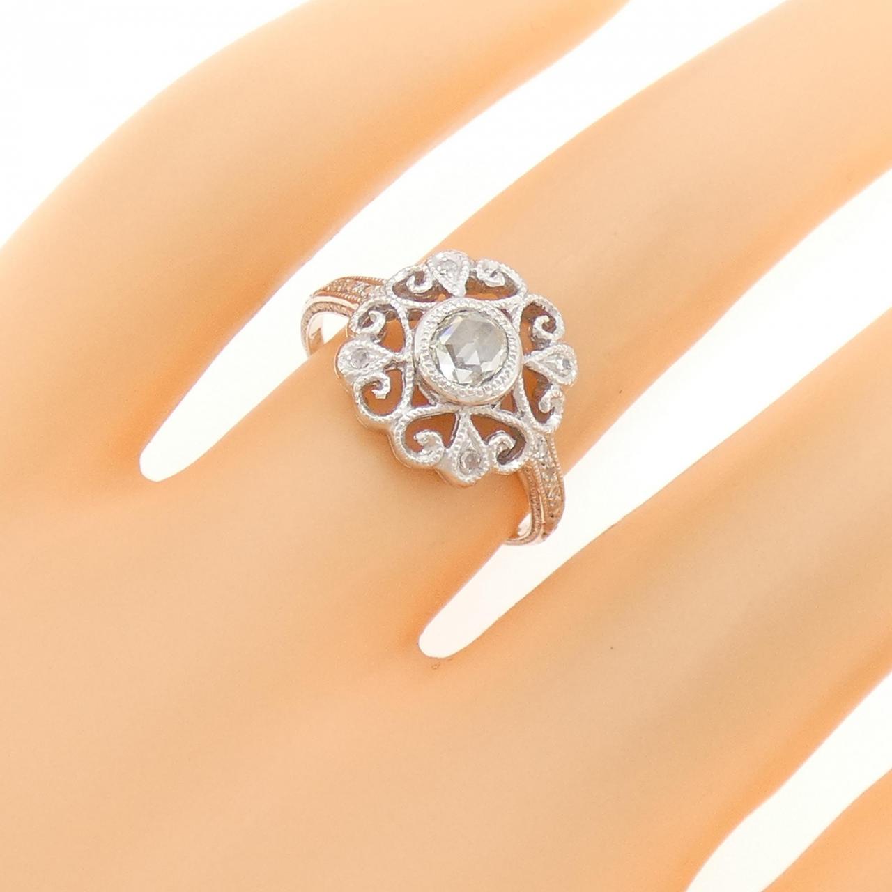 750WG ダイヤモンド リング 0.27CT