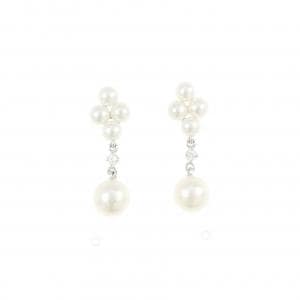 ミキモト アコヤパール ピアス 6.7mm