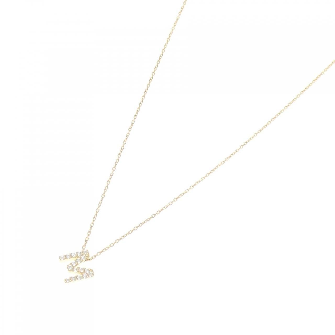 ポンテヴェキオ イニシャル ネックレス 0.07CT